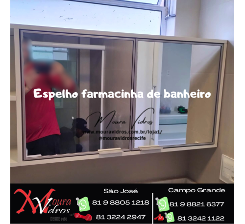 Espelho farmacinha banheiro